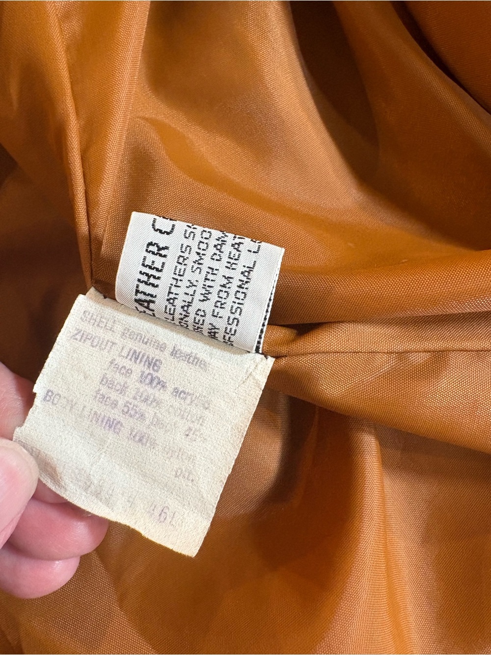 Men's Chestnut Leather Button-Front Coat - Picture 11 of 12